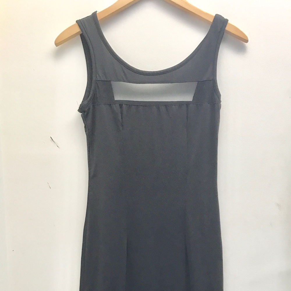 Sexy black pencil dress